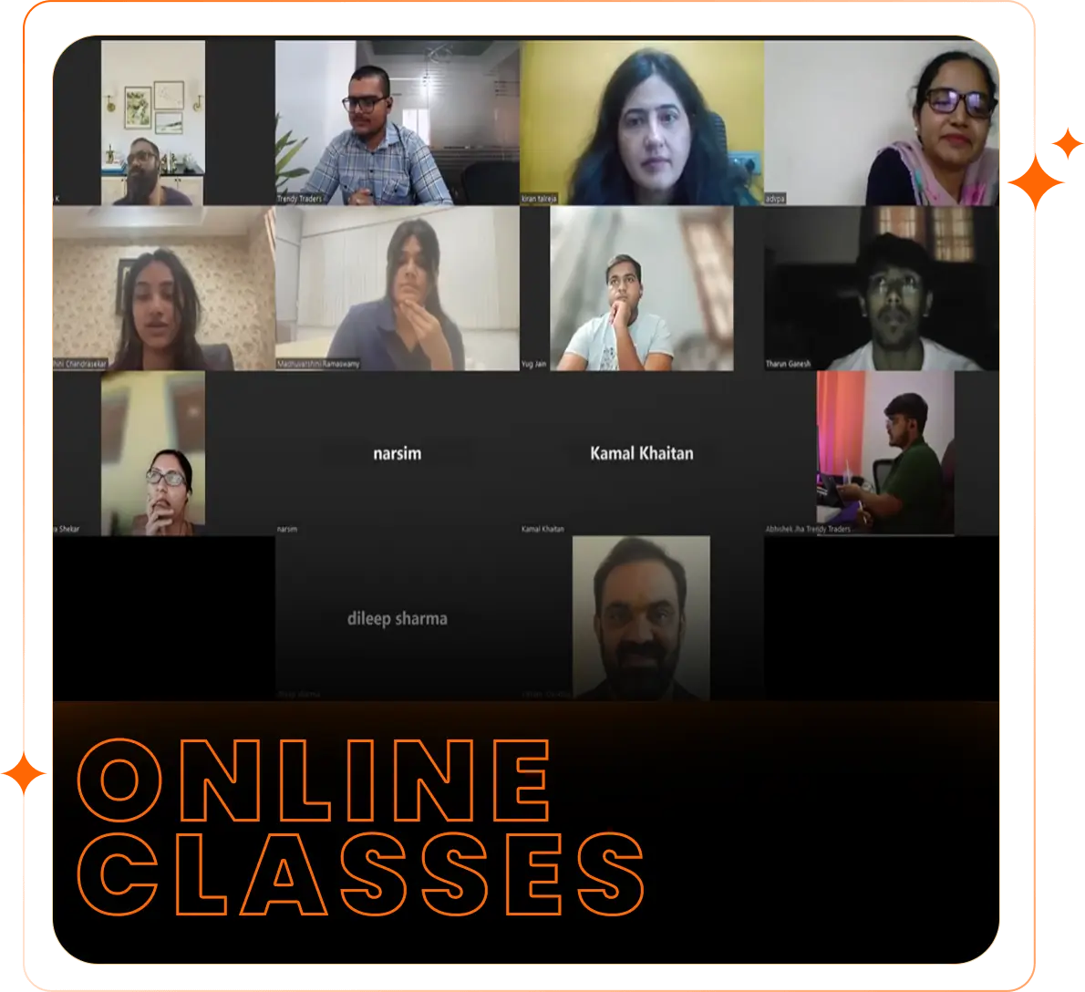 Home 9 online trading classes in the Best Stock Market Institute in India.