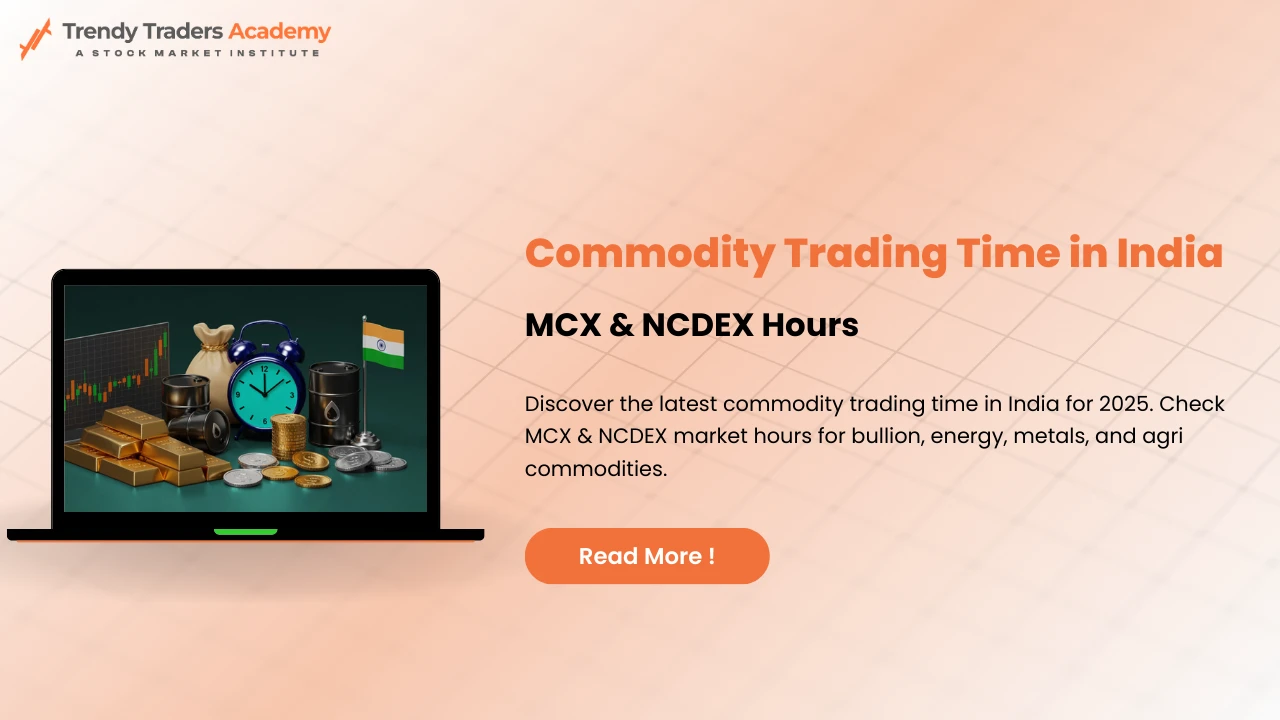 Commodity Trading Time in India