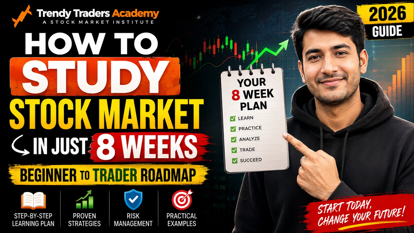 How to Study Stock Market In just 8 Weeks