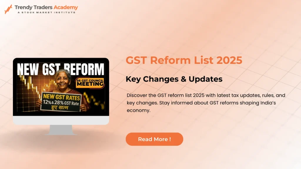 GST Reform List 2025 – Key Changes & Updates 1 GST Reform List 2025