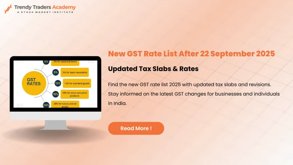 New GST Rate List After 22 September 2025