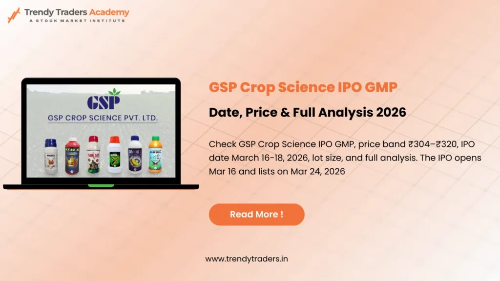 GSP Crop Science IPO GMP