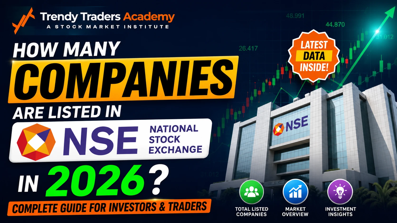 how many companies are listed in national stock exchange