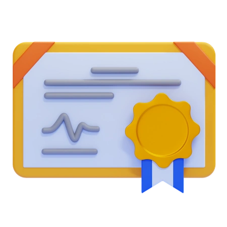 certification 3d icon png download 12736528 1