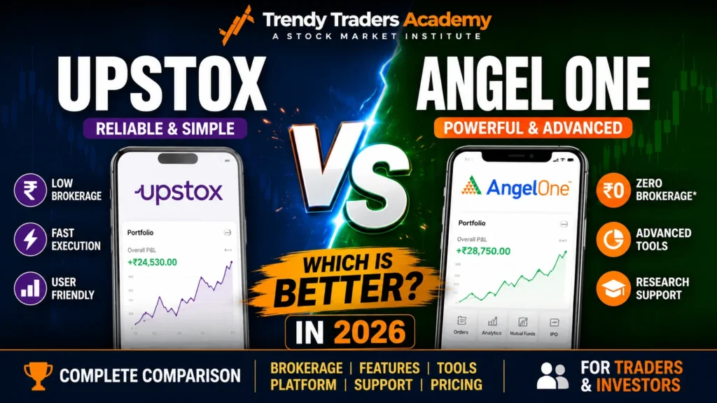 Upstox vs Angel One: Which Trading App is Better in 2026? 1 Upstox vs Angel One: Which Trading App is Better in 2026?